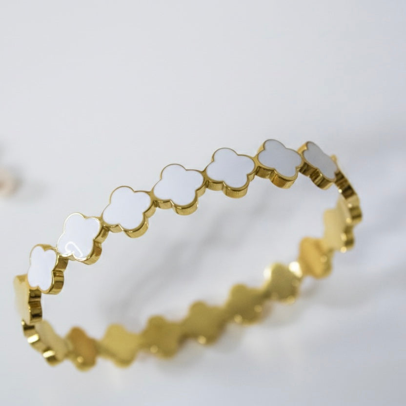 Ivory Floret Bangle