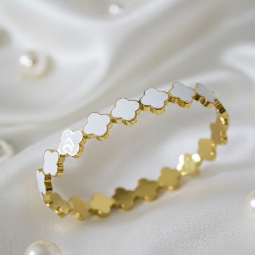 Ivory Floret Bangle