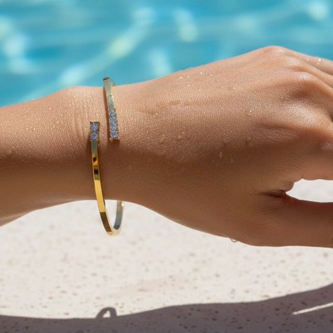 Starlight Open-End Bangle