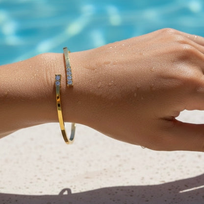 Starlight Open-End Bangle