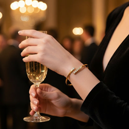 Starlight Open-End Bangle