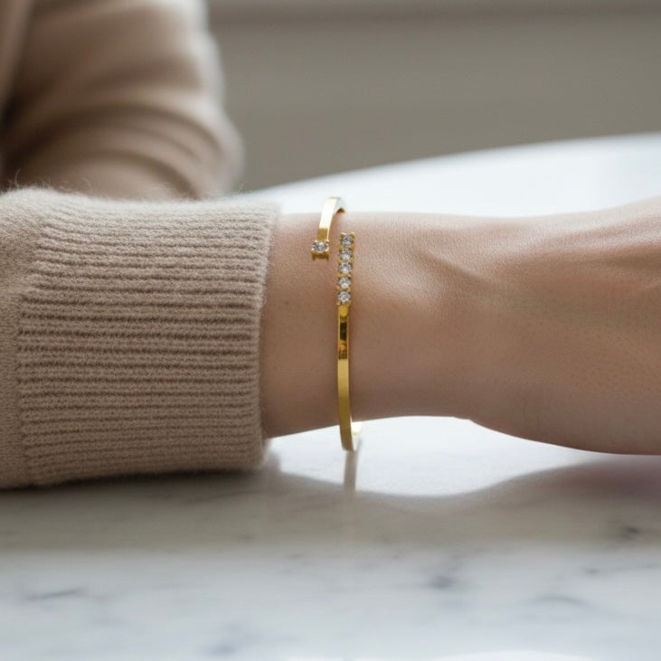 Starlight Open-End Bangle