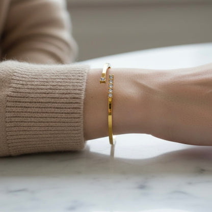 Starlight Open-End Bangle