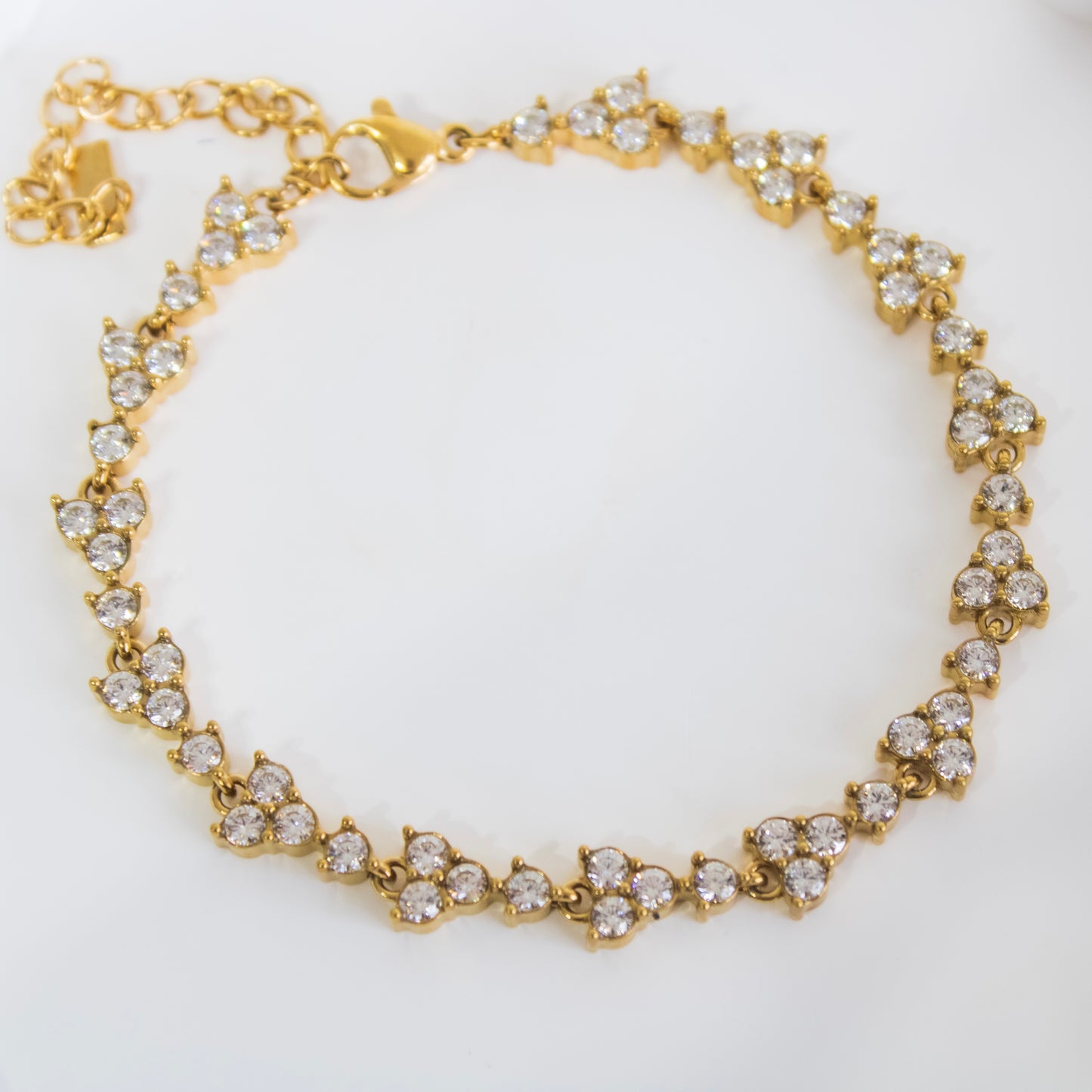 Petal Radiance Tennis Bracelet