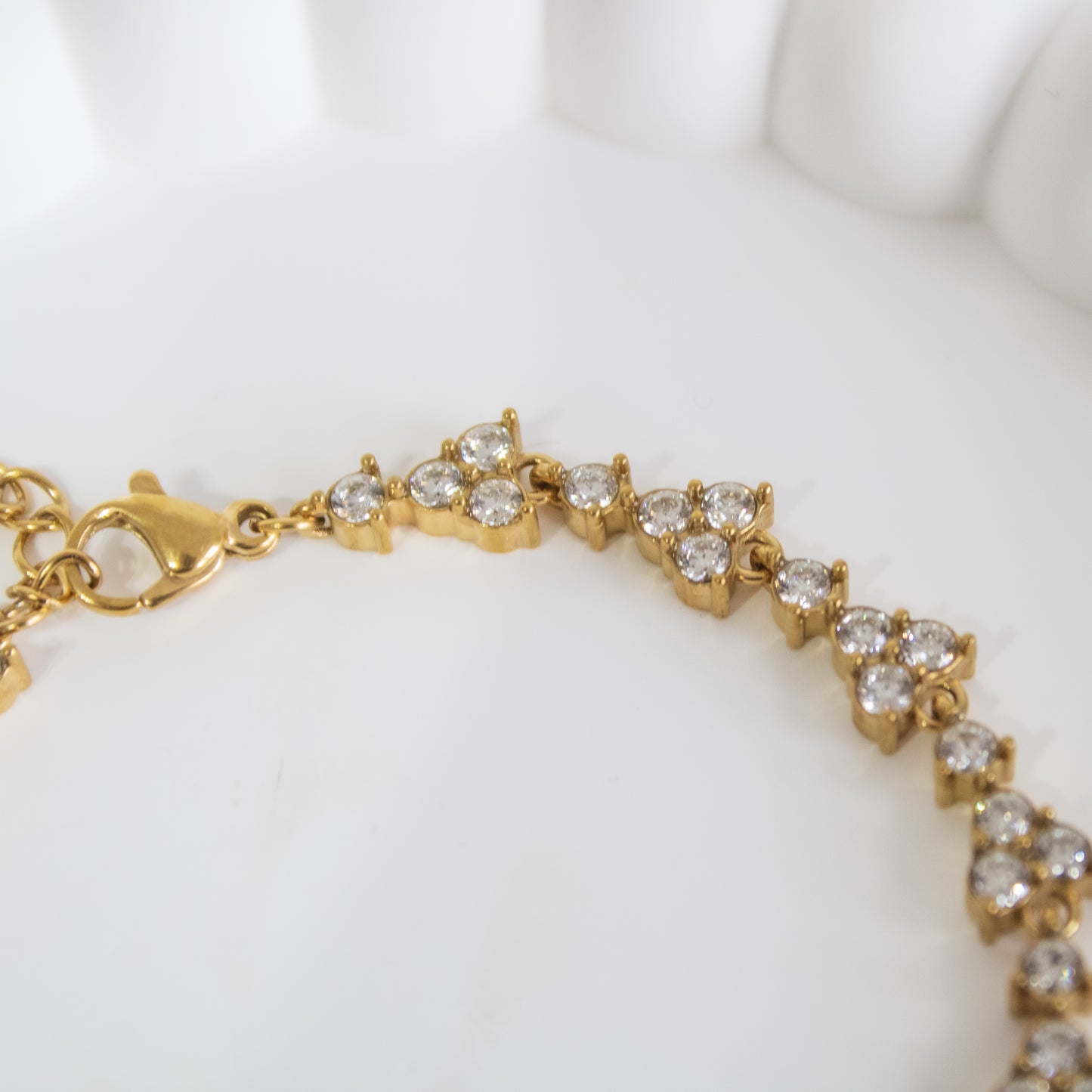 Petal Radiance Tennis Bracelet