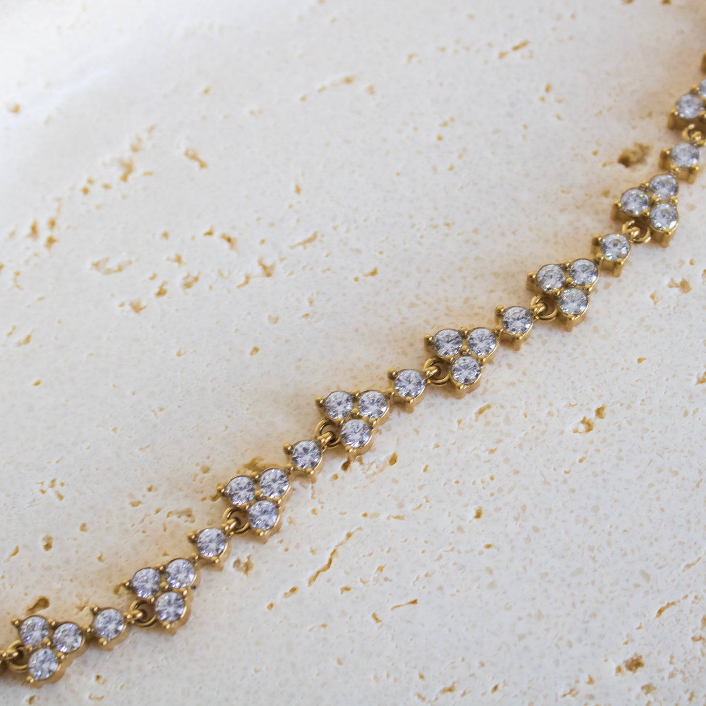 Petal Radiance Tennis Bracelet