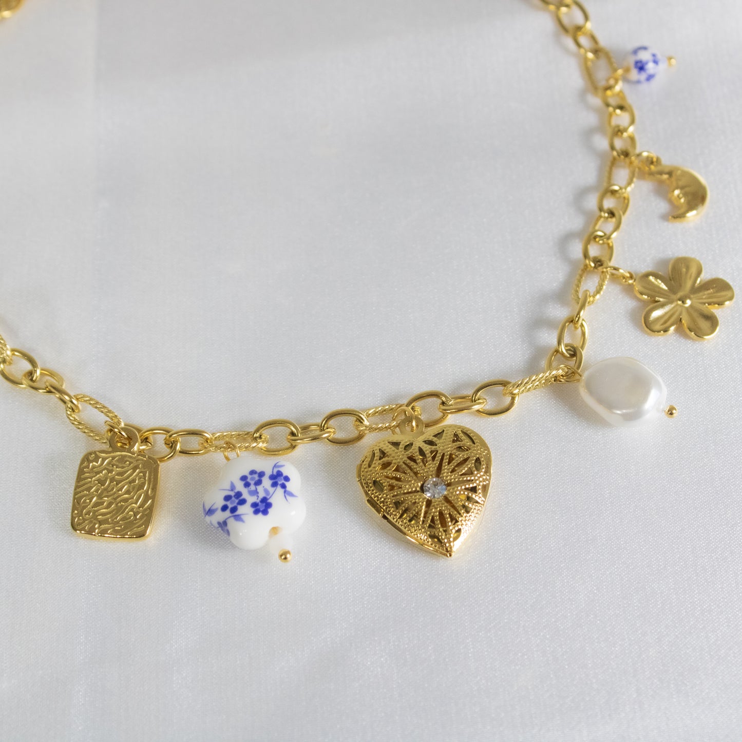 Vintage Heirloom Charm Necklace