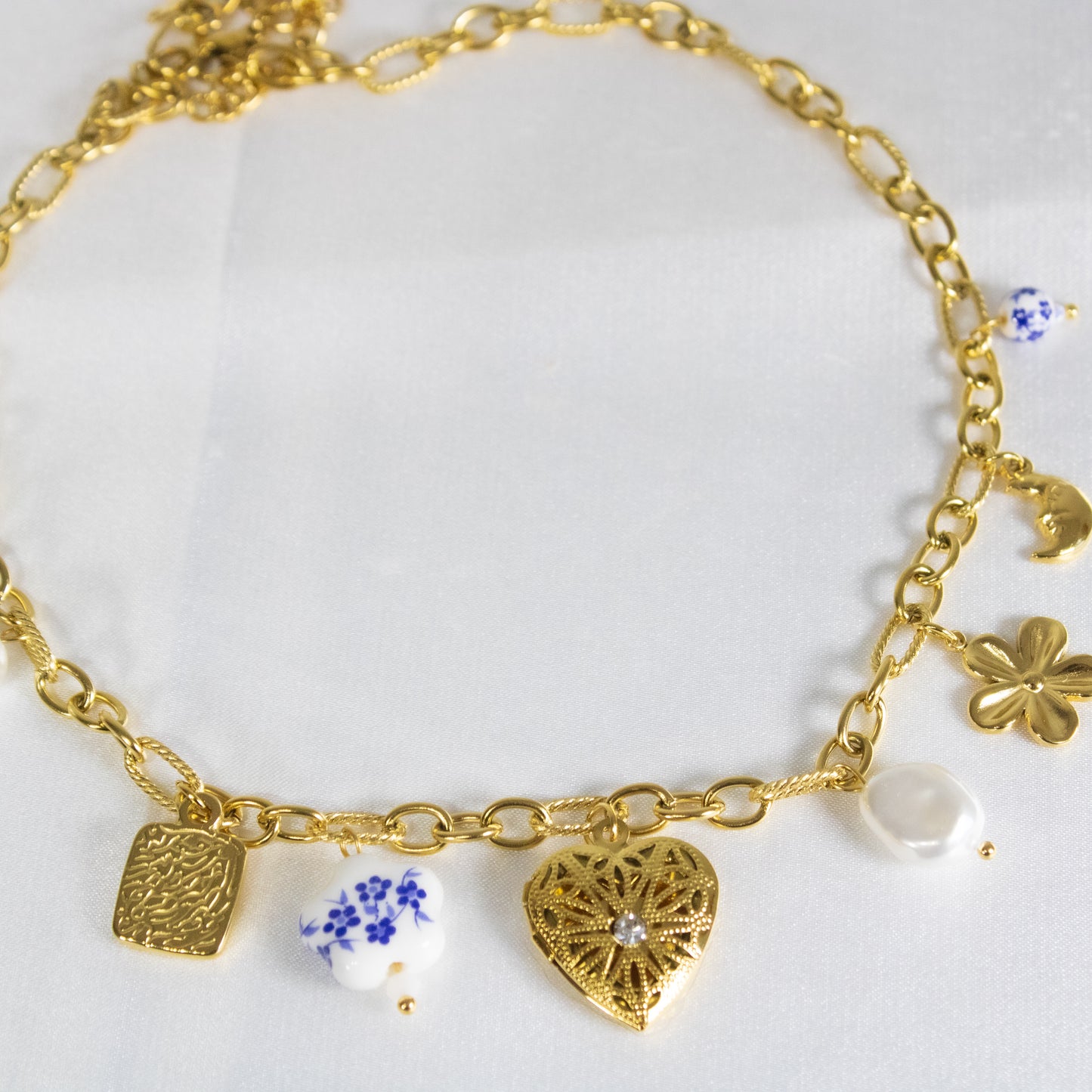 Vintage Heirloom Charm Necklace
