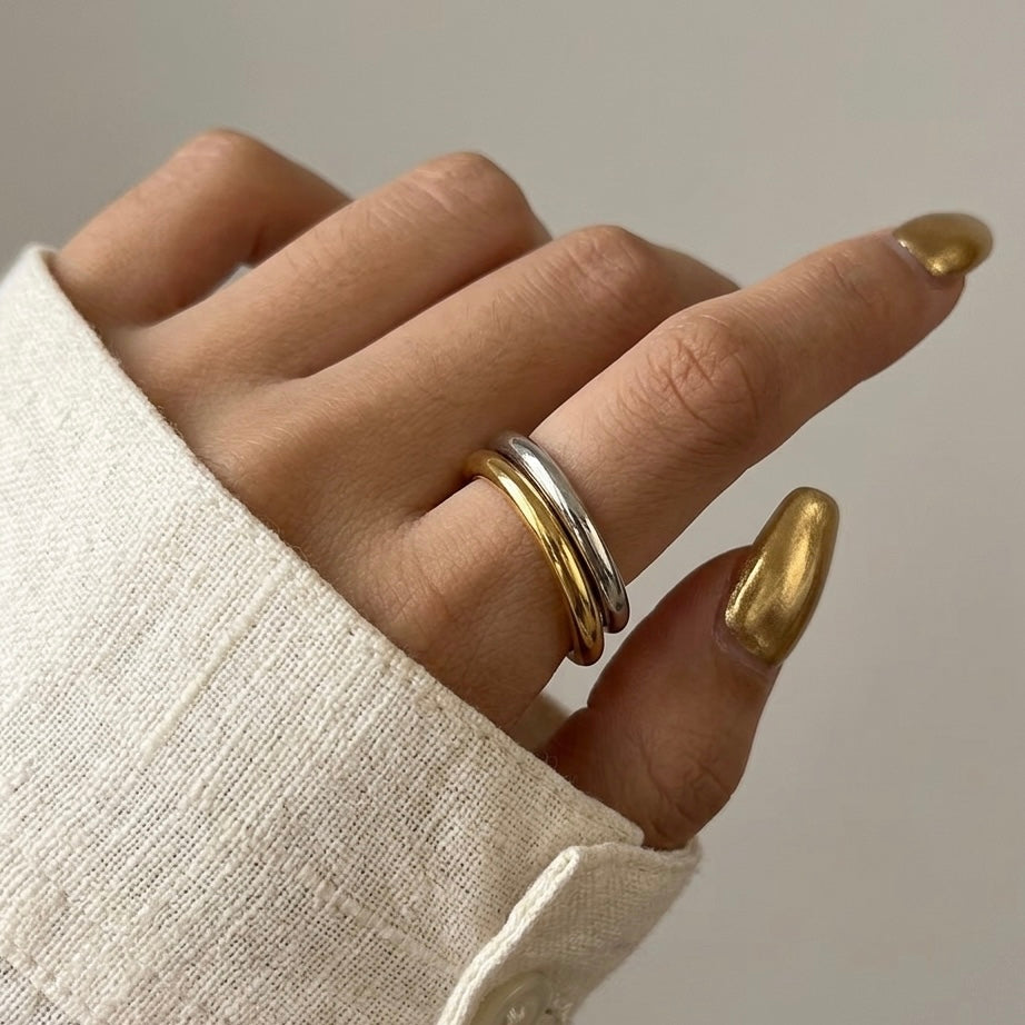 Duo Wave Ring