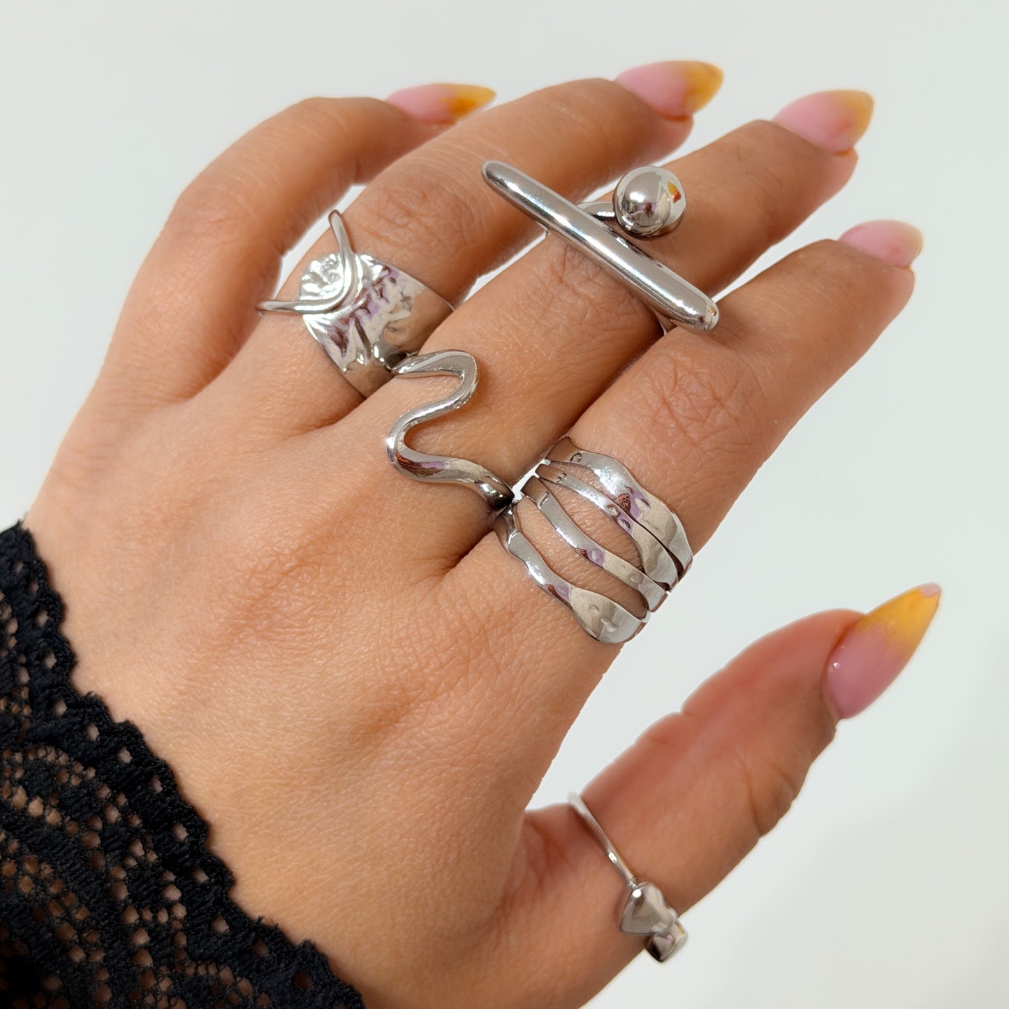 Wave Silver Ring