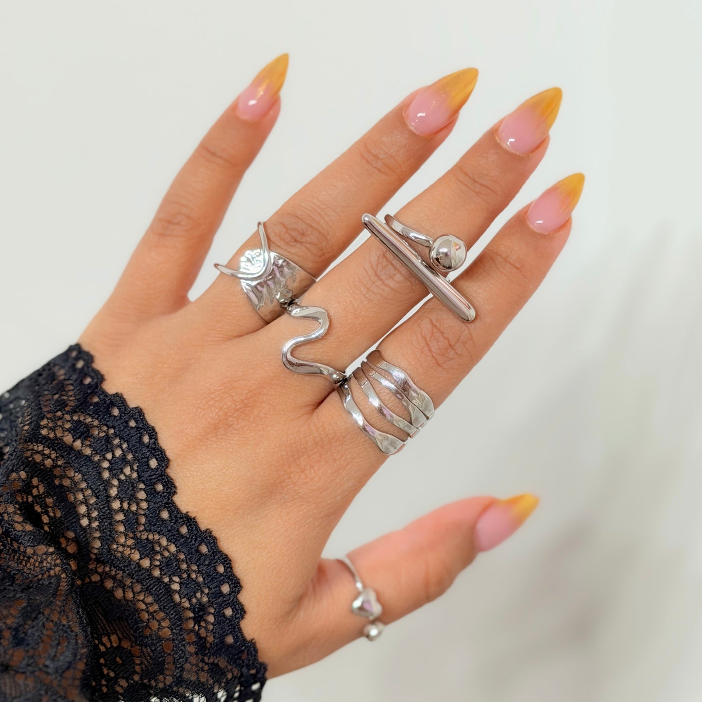 Wave Silver Ring