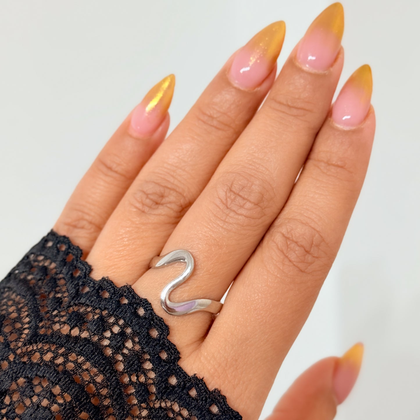 Wave Silver Ring