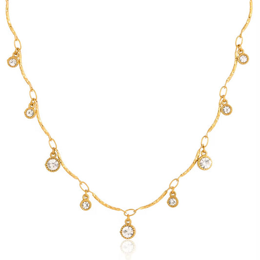 Golden Radiance Charms Necklace