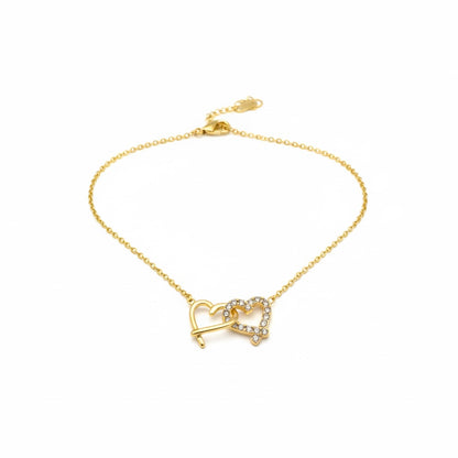 Eternal Interlock Heart Necklace