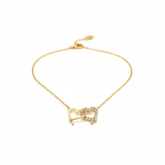 Eternal Interlock Heart Necklace
