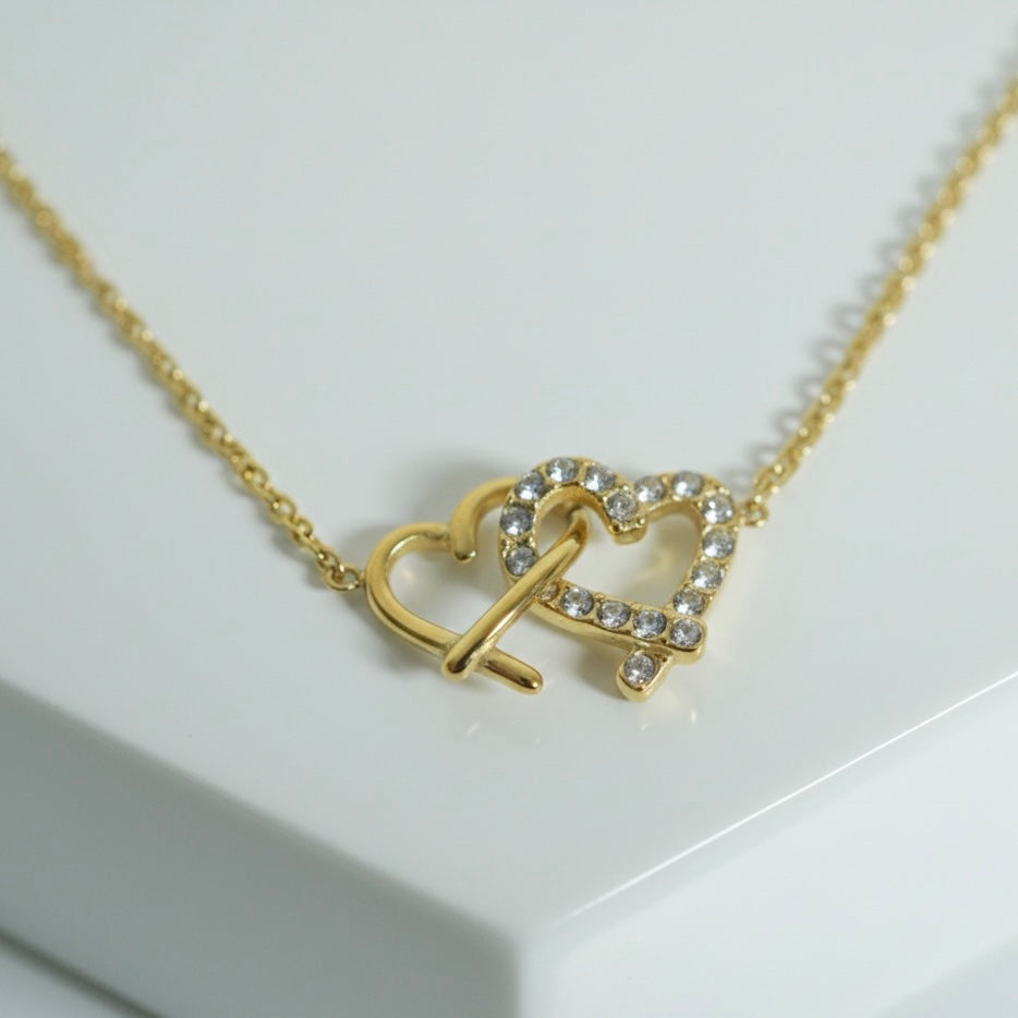 Eternal Interlock Heart Necklace