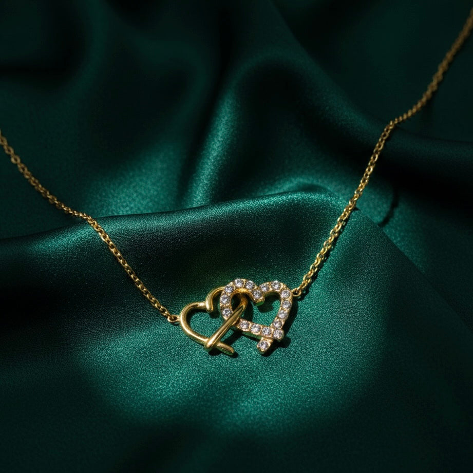 Eternal Interlock Heart Necklace
