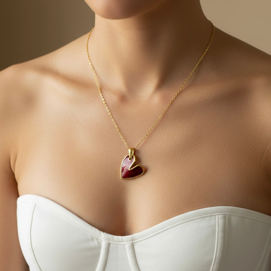 Crimson Heart Pendant