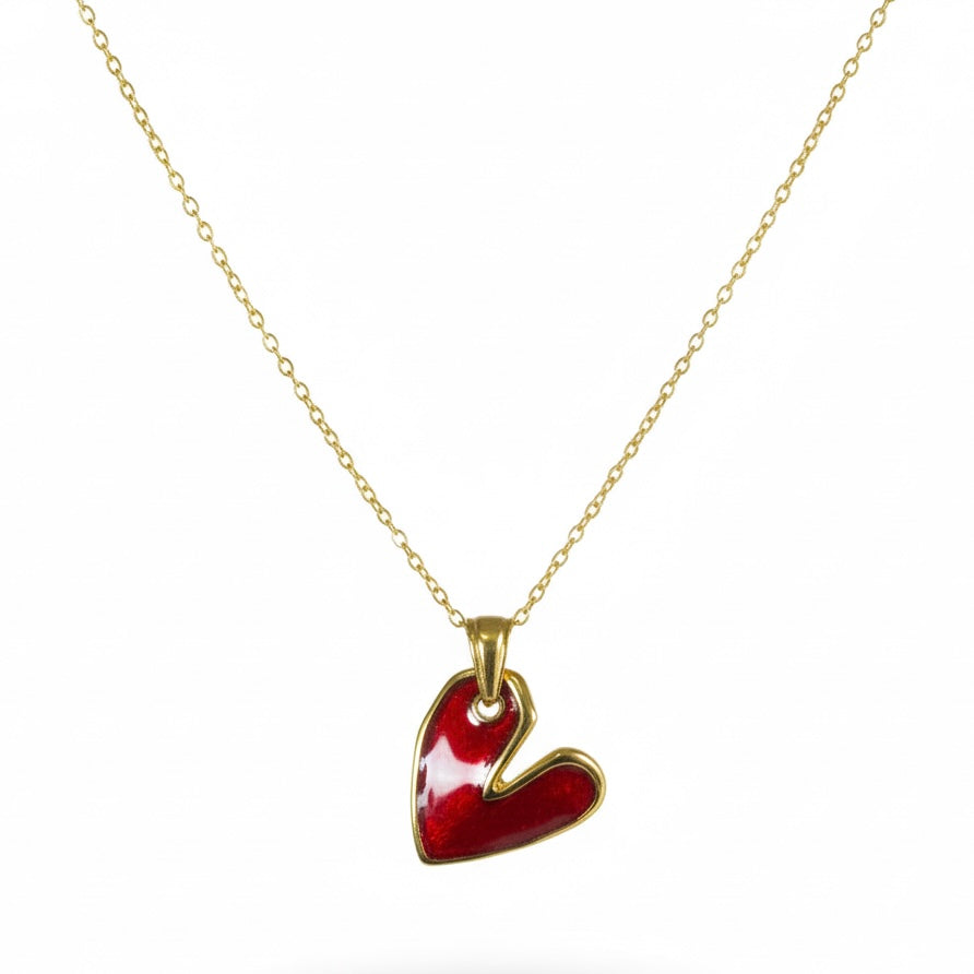 Crimson Heart Pendant