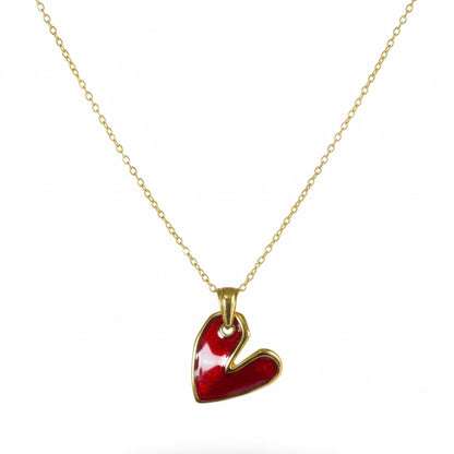 Crimson Heart Pendant