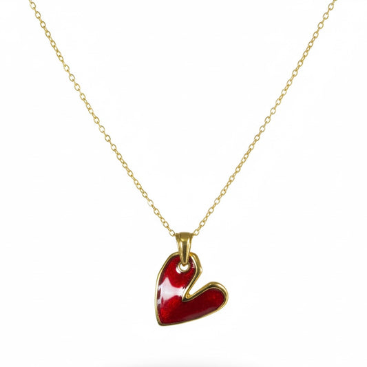Crimson Heart Pendant