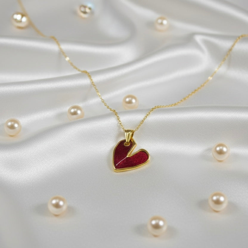 Crimson Heart Pendant