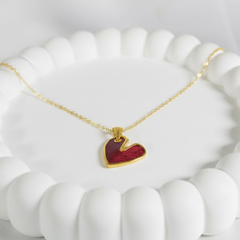 Crimson Heart Pendant
