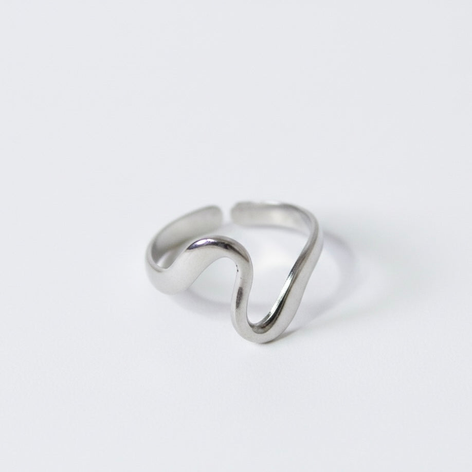 Wave Silver Ring