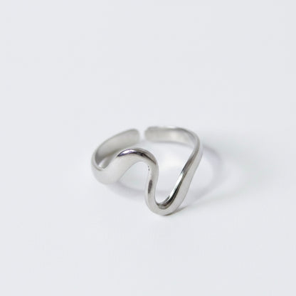 Wave Silver Ring