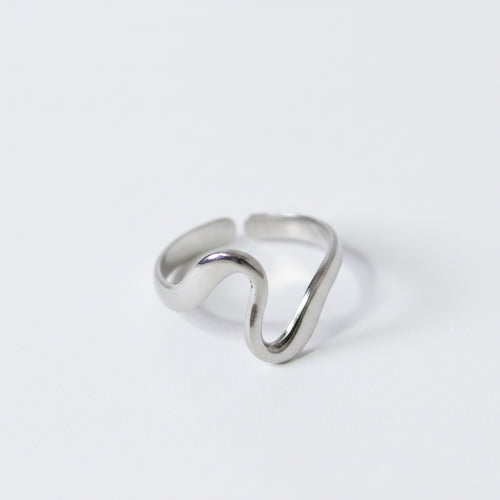 Wave Silver Ring