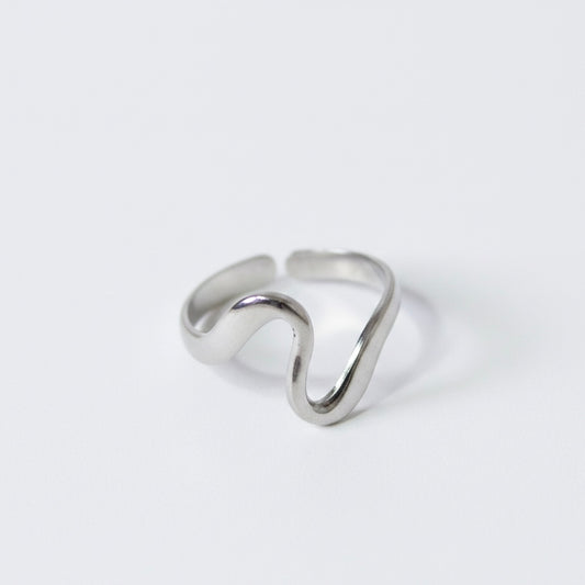 Wave Silver Ring
