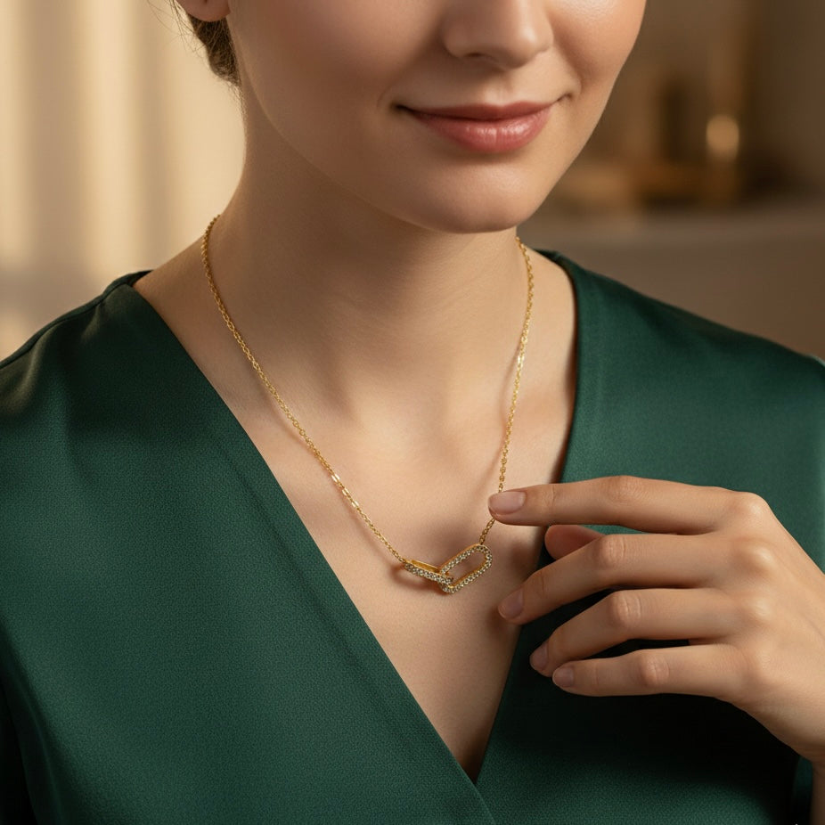 Lyric Link Necklace