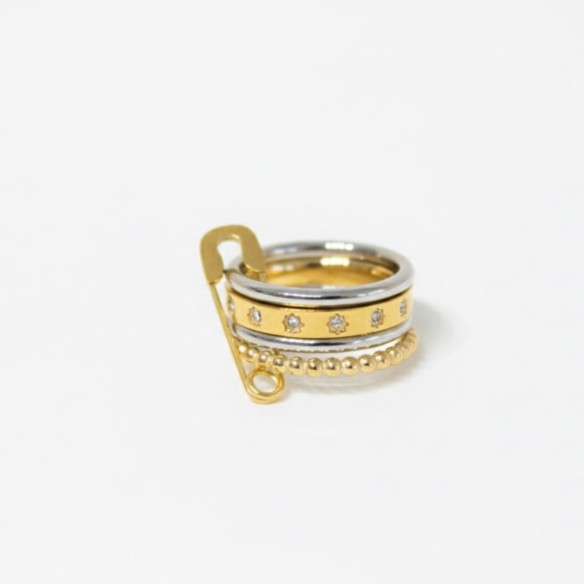Infinite Safety Pin Stack