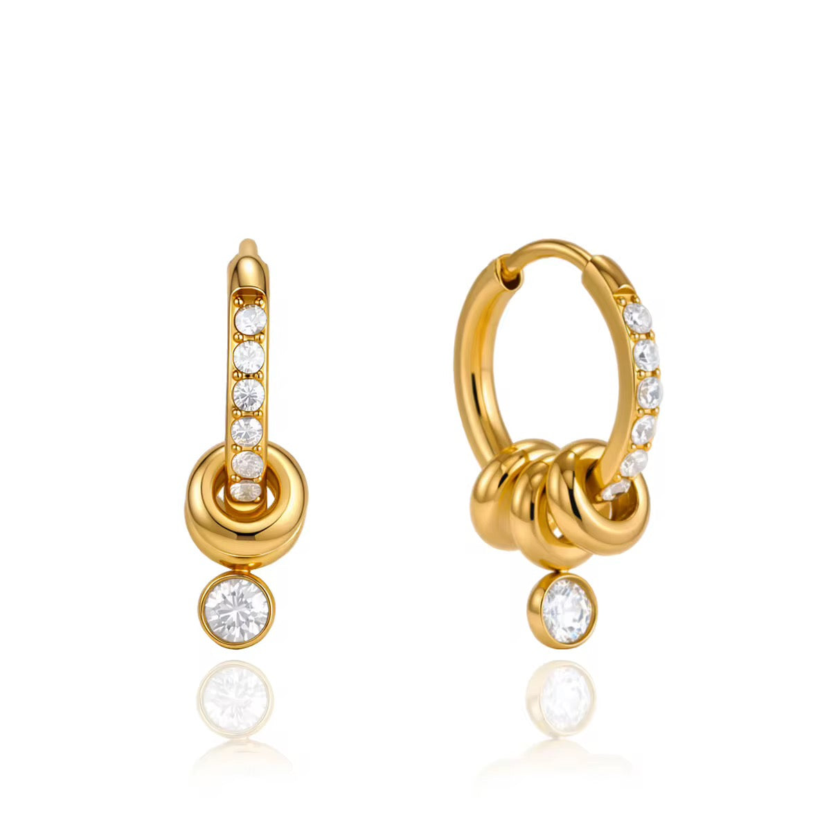 Luna Bloom Hoops