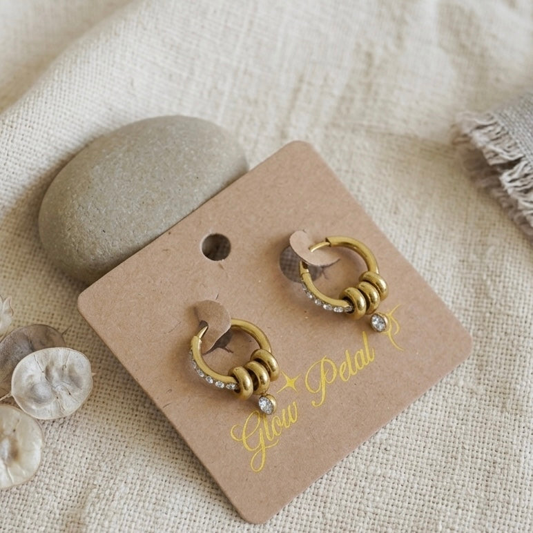 Luna Bloom Hoops