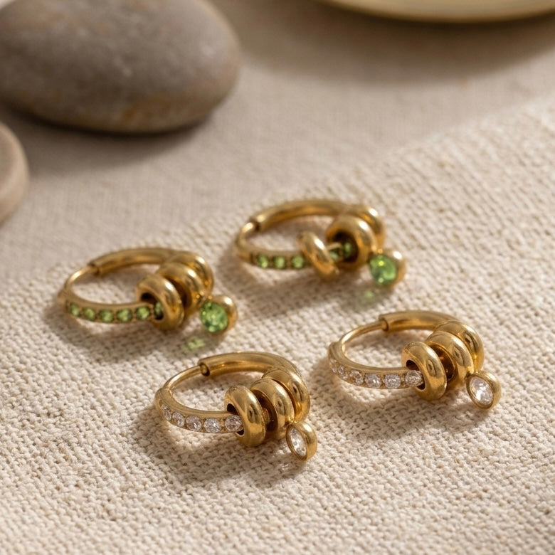 Luna Bloom Hoops