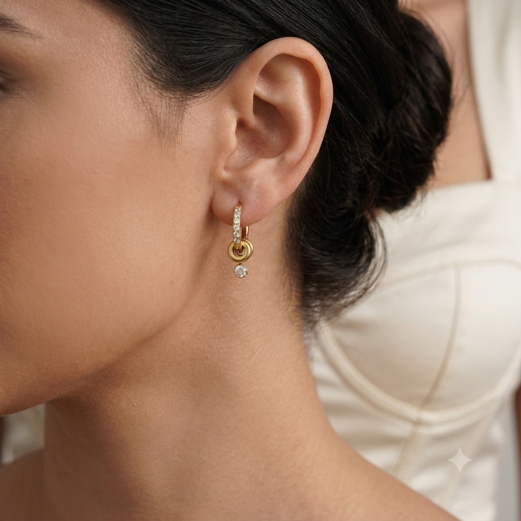 Luna Bloom Hoops