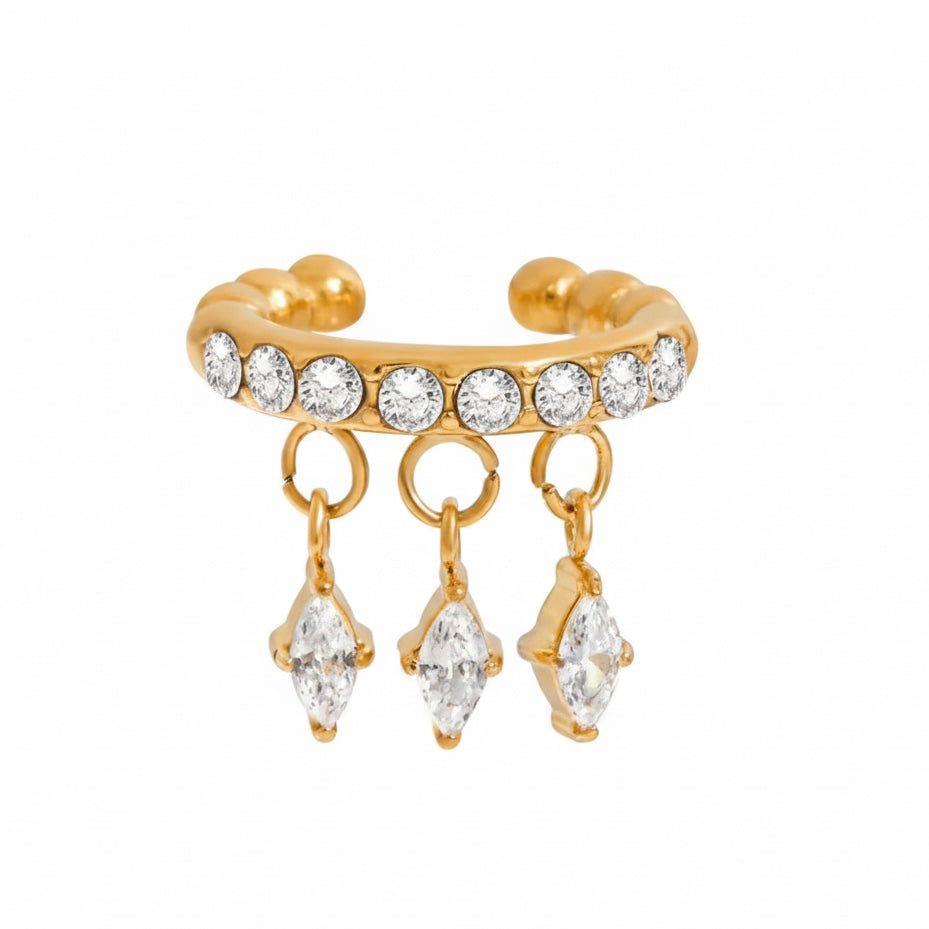 The Crystal Hug Ear Cuff