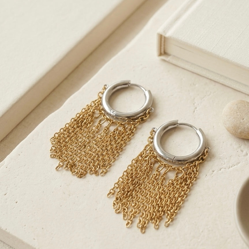 Eclipse Bloom Hoops