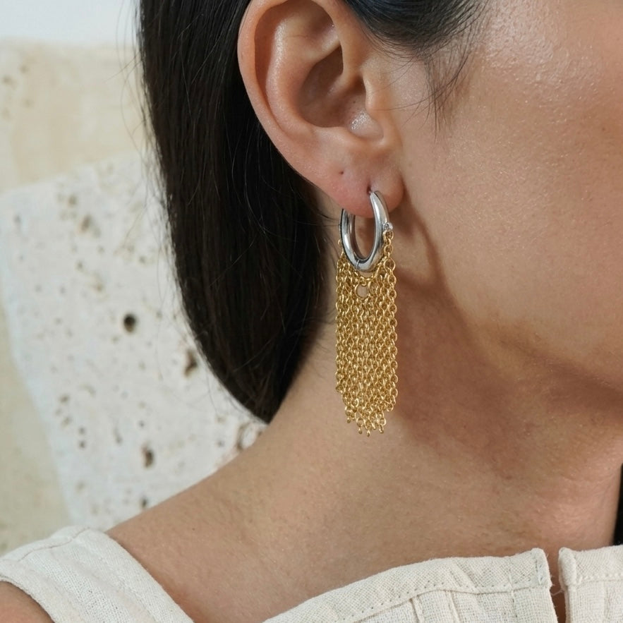 Eclipse Bloom Hoops