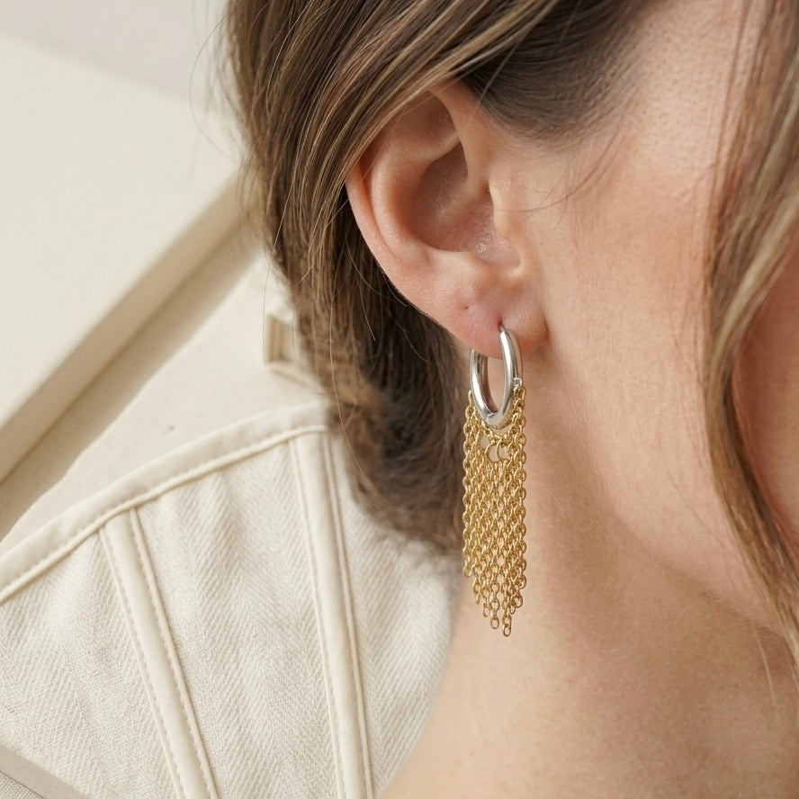Eclipse Bloom Hoops