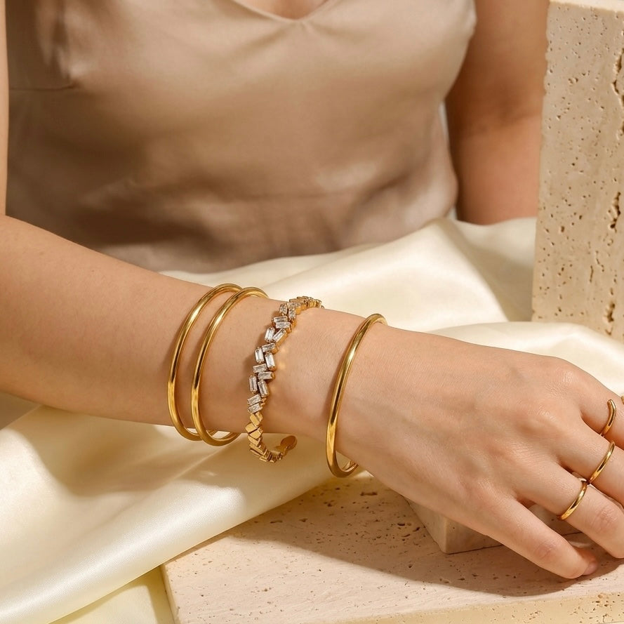 Mosaic Baguette Bangle