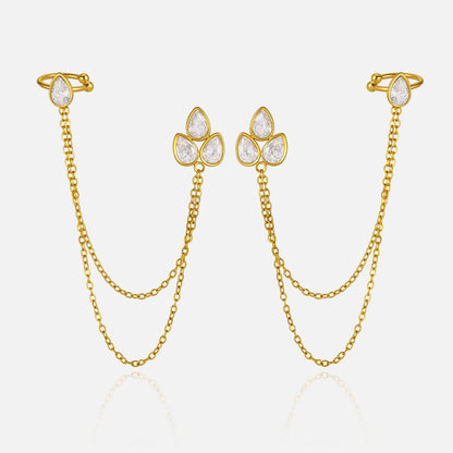 Petal Drape Ear Cuff