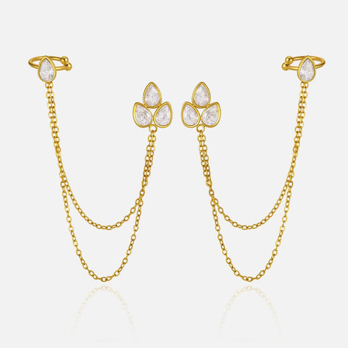 Petal Drape Ear Cuff