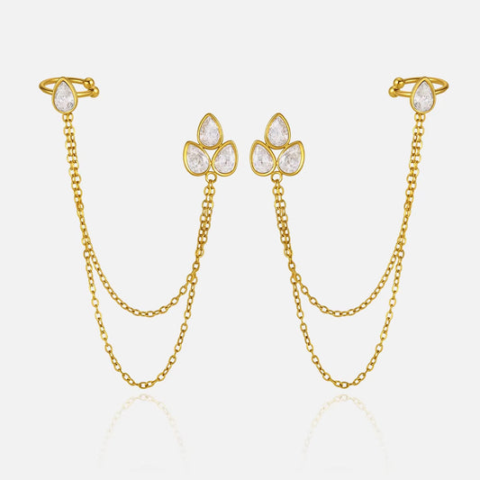Petal Drape Ear Cuff